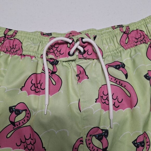Sovereign Code Flamingo Board‎ Shorts Swim Trunks Drawstring Mens Medium Beach - Picture 2 of 6